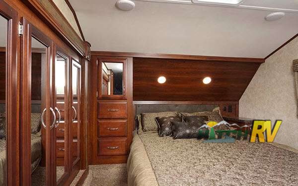 Canyon Trail Fifth Wheel Master Bedroom