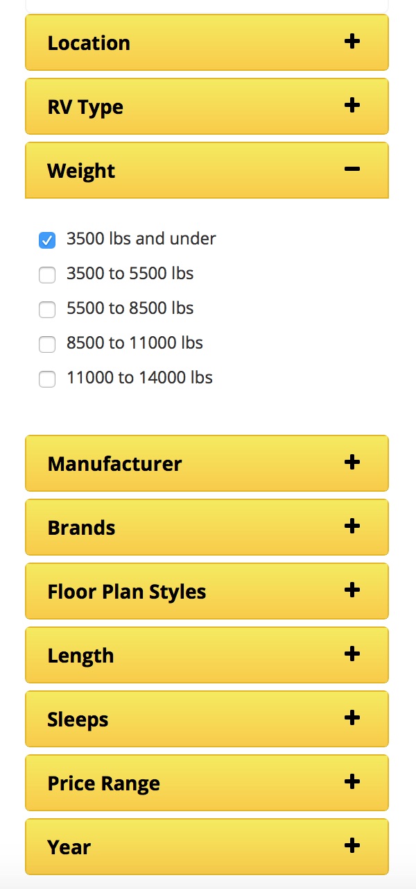 Checked Weight Option Button
