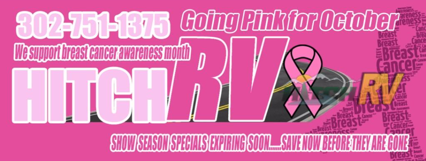 Hitch RV Breast Cancer Awareness Sale 