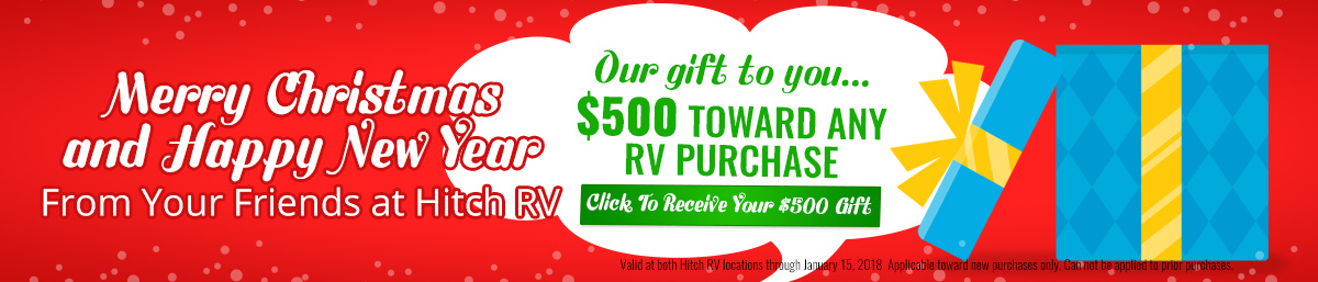 $500 Gift Card for any RV Purchase