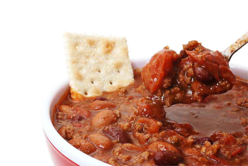 delicious chili for camping