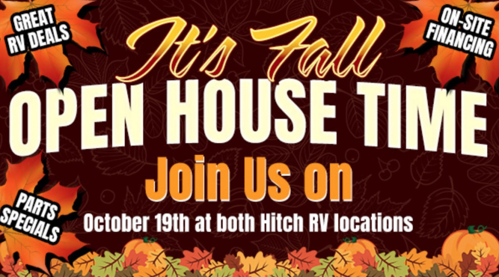 Hitch RV Open House Banner